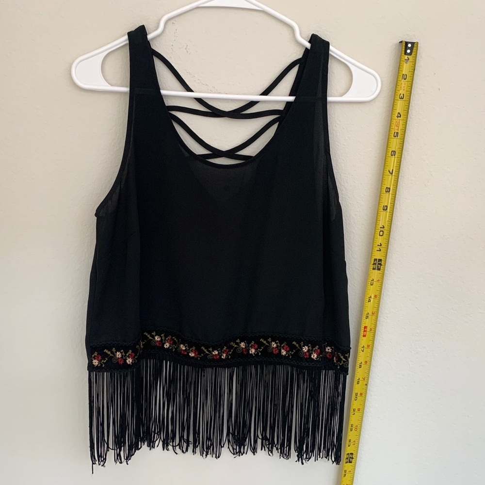 Tank Top with Fringe